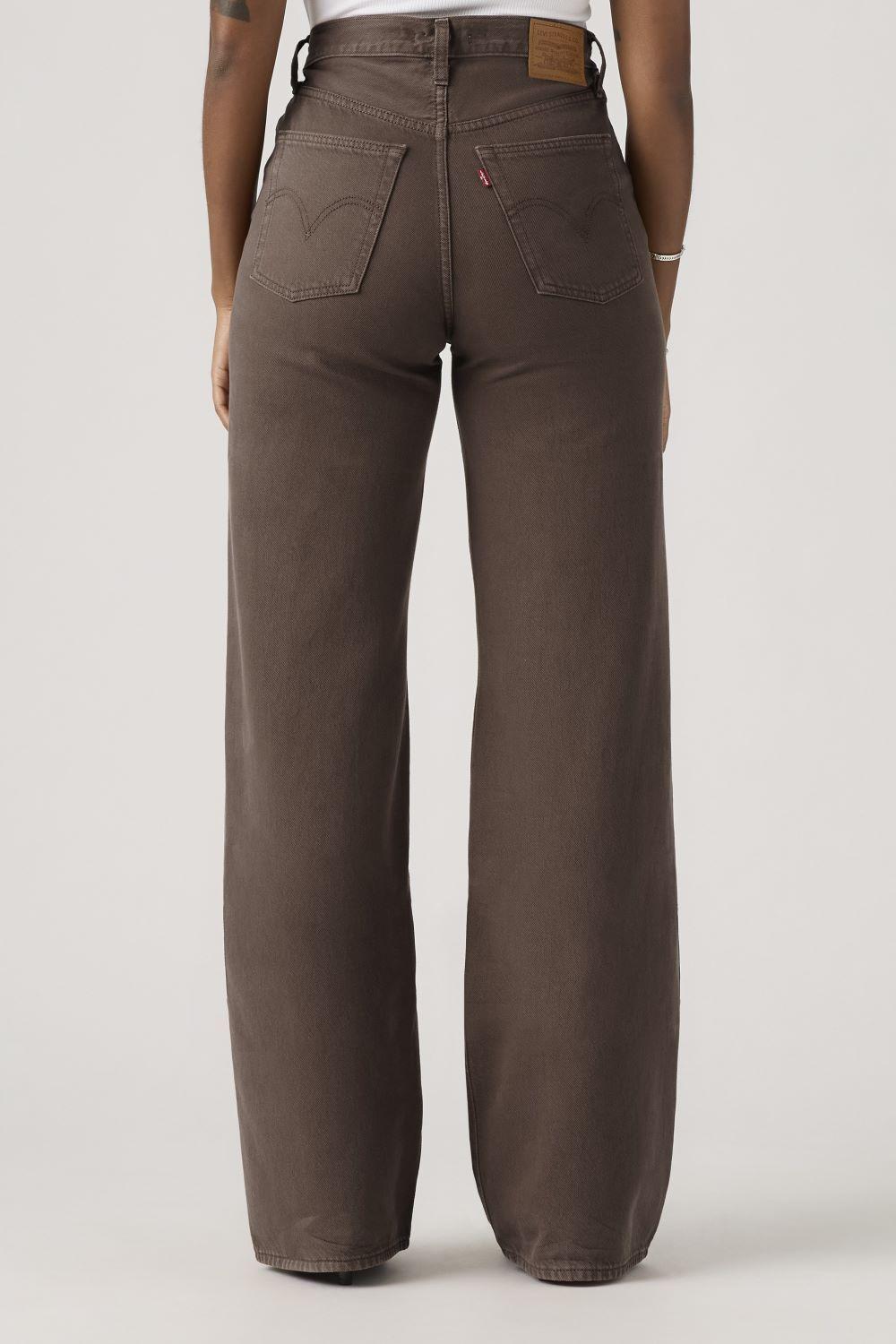 Jeans Mujer Ribcage Wide Leg Café Levis A6081-0083-2