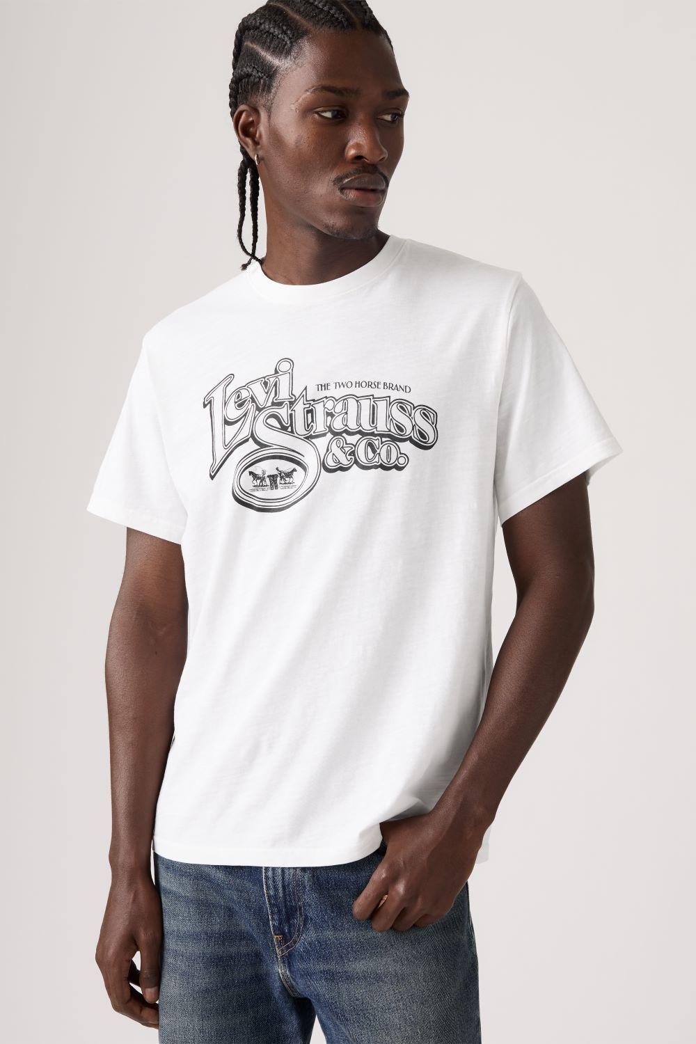 Polera Hombre Relaxed Fit Tee Blanco Levis 16143-2187-2