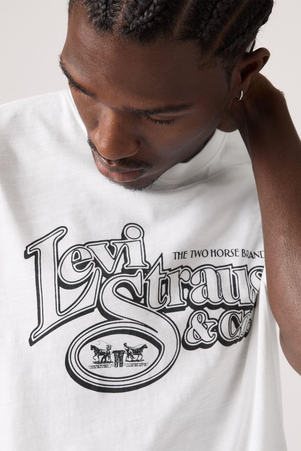 Polera Hombre Relaxed Fit Tee Blanco Levis 16143-2187-3