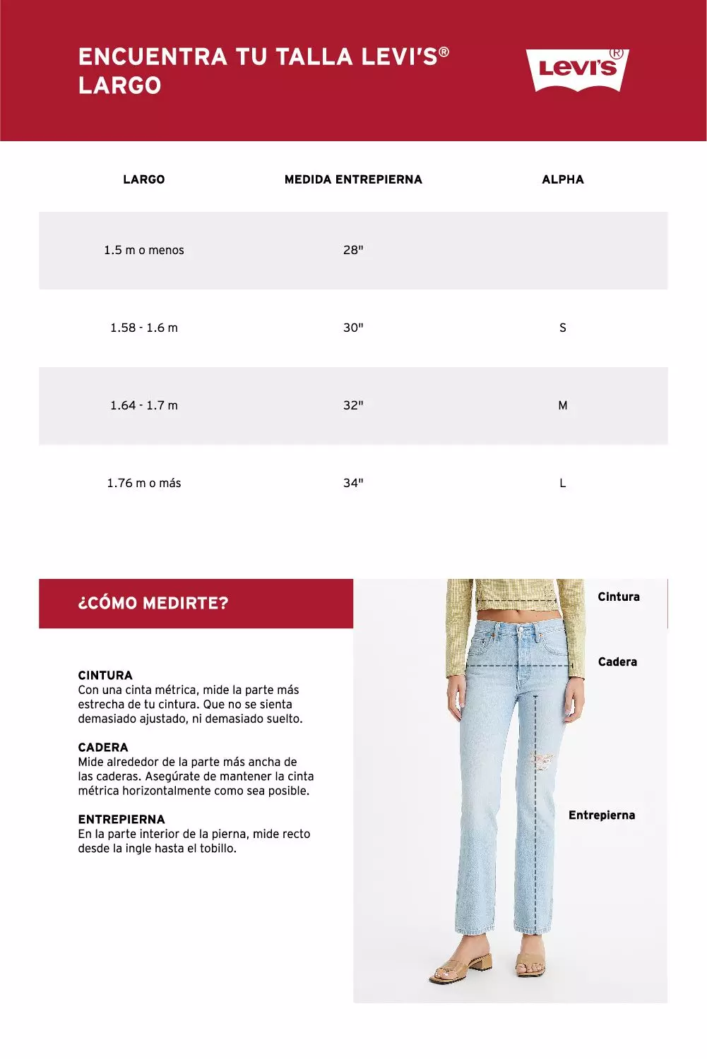 Pantalón Mujer Straight Café Levis A8693-0002-5