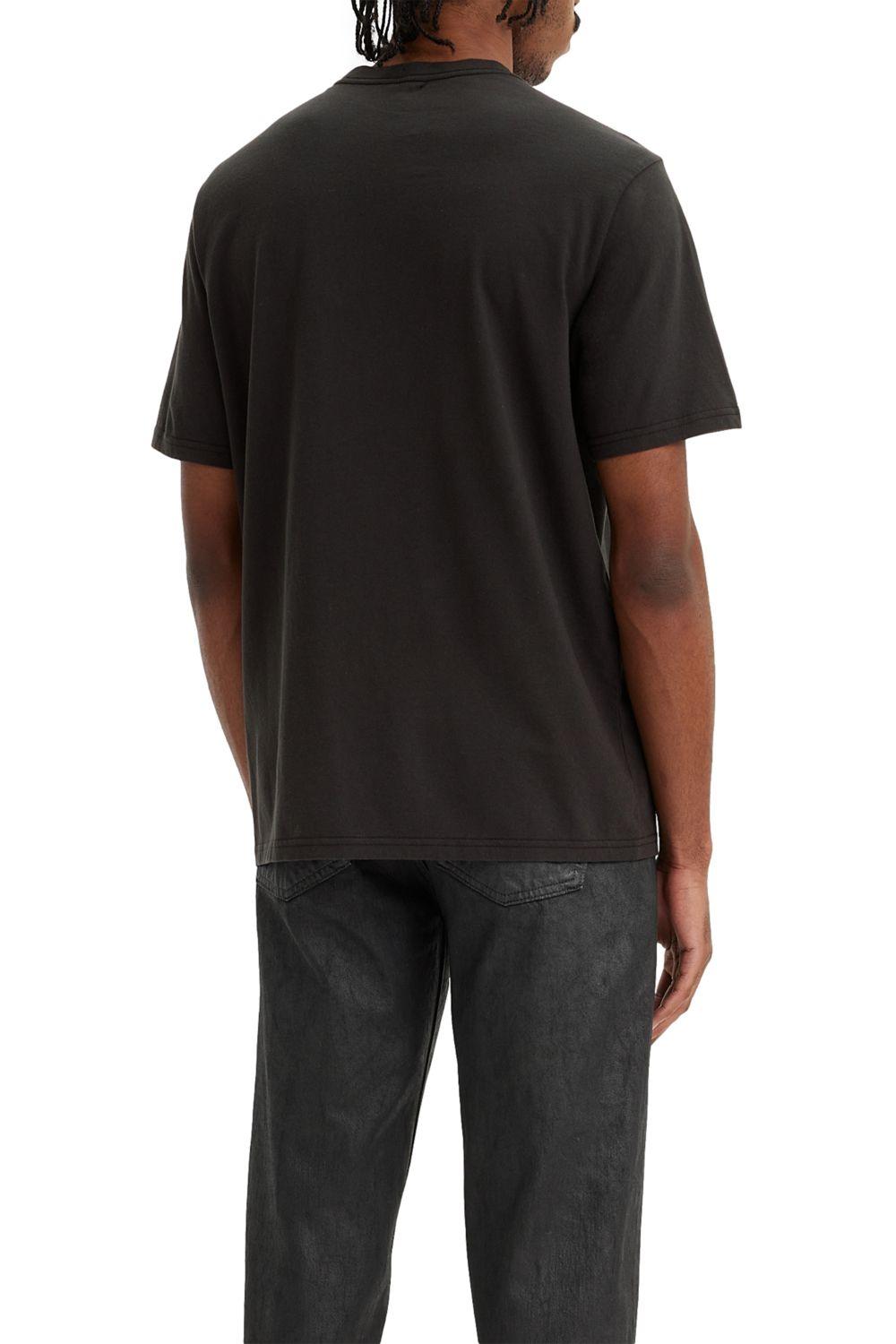 Polera Hombre Cuello Redondo Negra Levis 16143-1068-1
