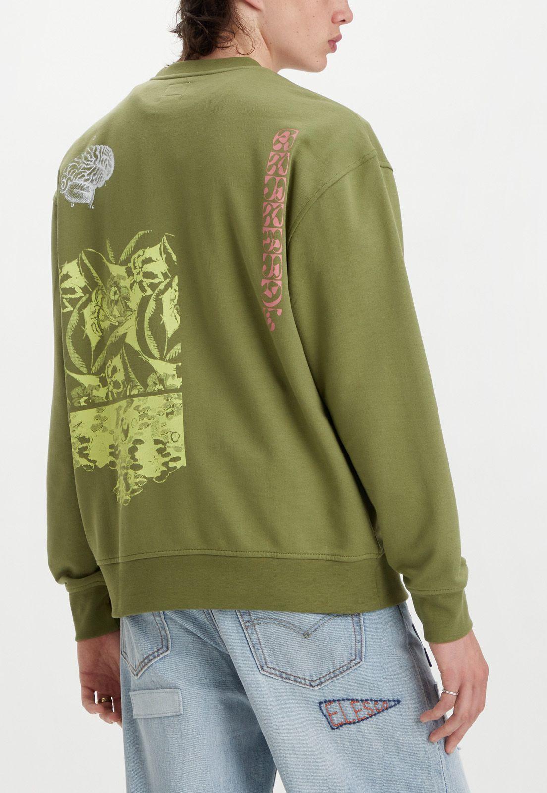 Polerón Hombre Logo Batwing Verde Levis A1572-0038-1