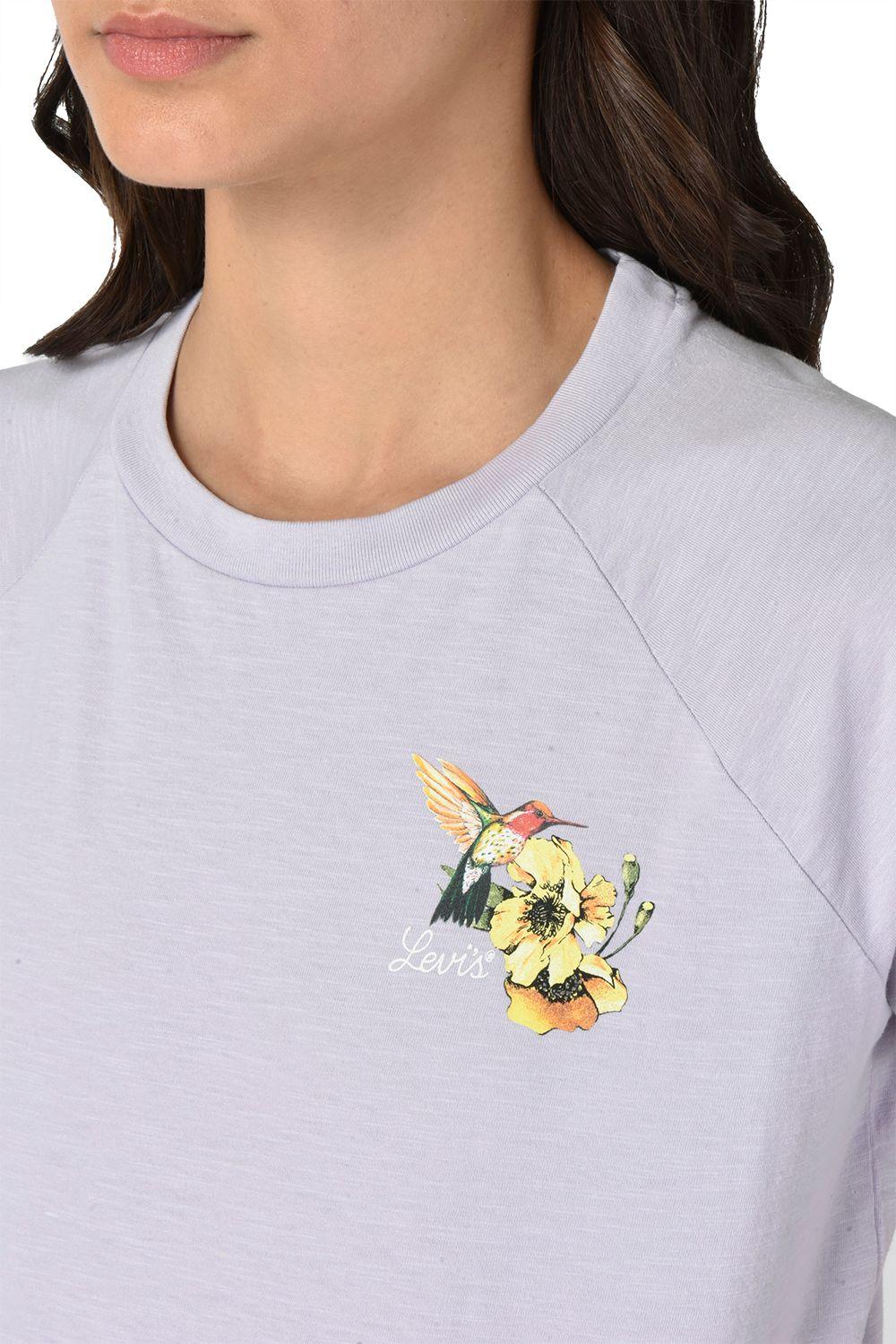 Polera Mujer Graphic Game Day Tee Morado Levis A8809-0013-3