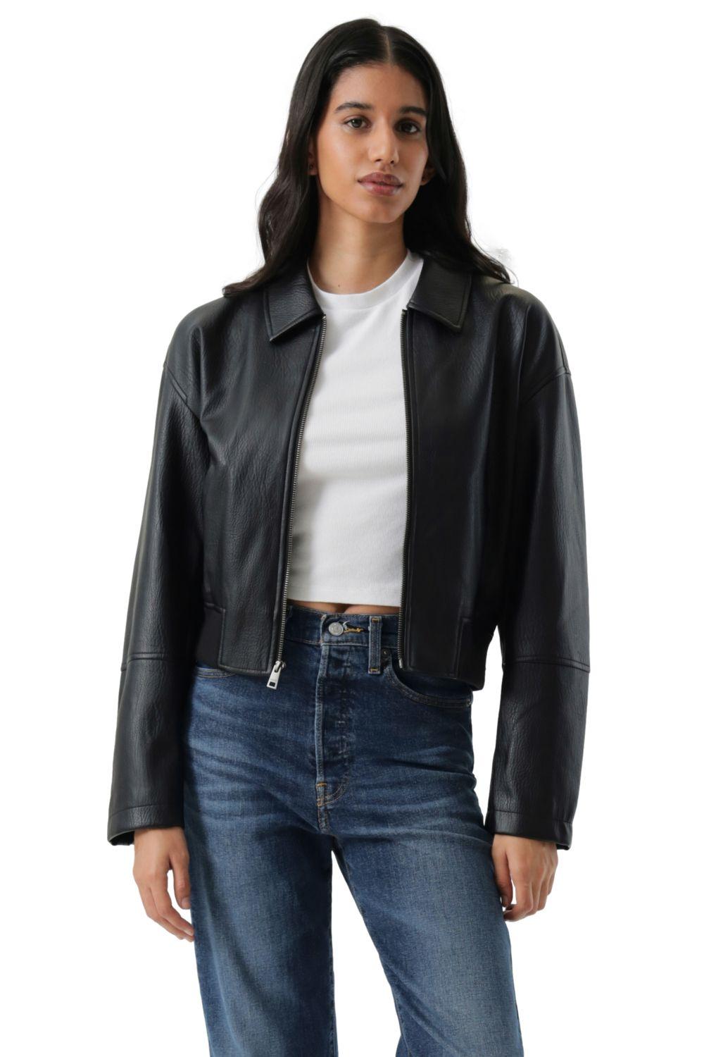 Chaqueta Mujer Shrunken Bomber Negro Levis 59544-0730-0