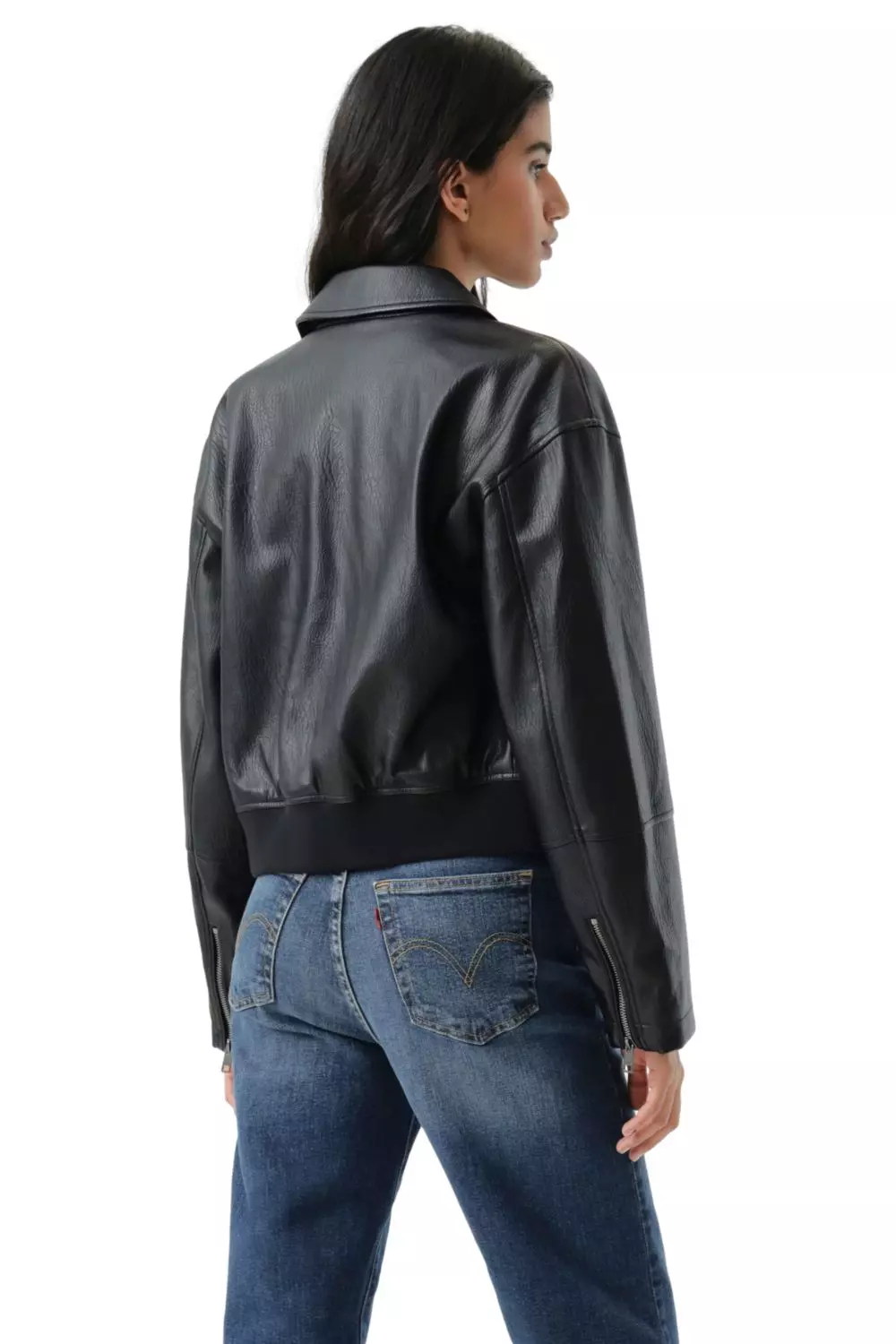 Chaqueta Mujer Shrunken Bomber Negro Levis 59544-0730-2