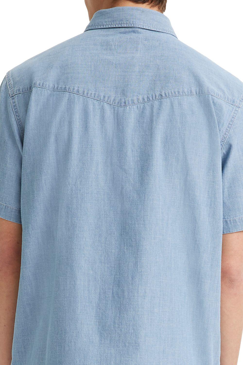 Camisa Hombre Relaxed Fit Western Azul Levis A5722-0008-3