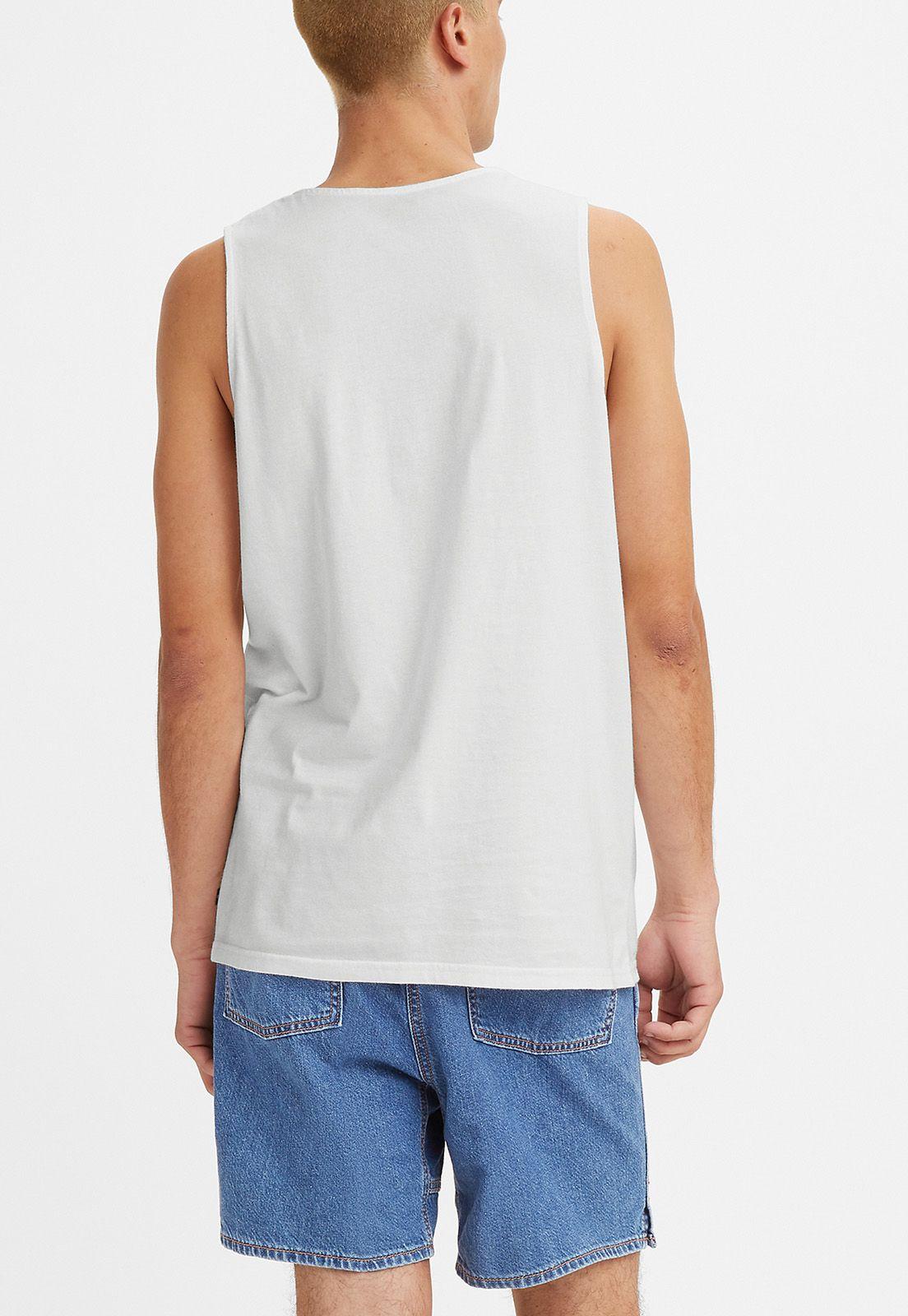 Polera Hombre Sin Mangas Blanca Levis 56571-0001-1