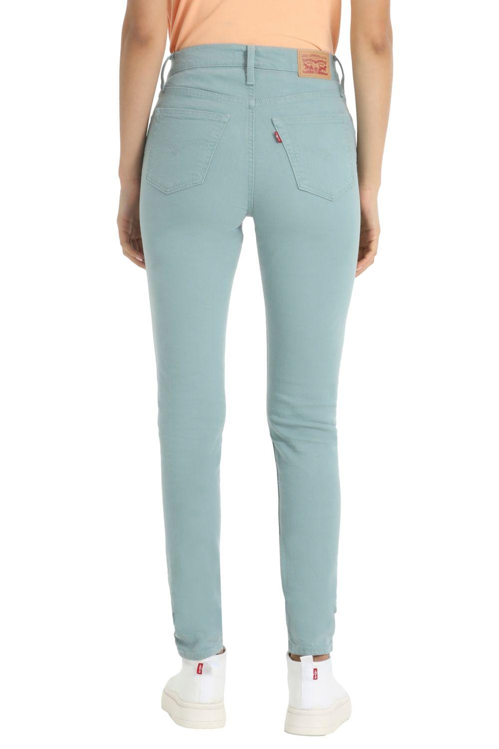 Jeans Mujer 720 HighRise Super Skinny Verde Levis 52797-0421-2