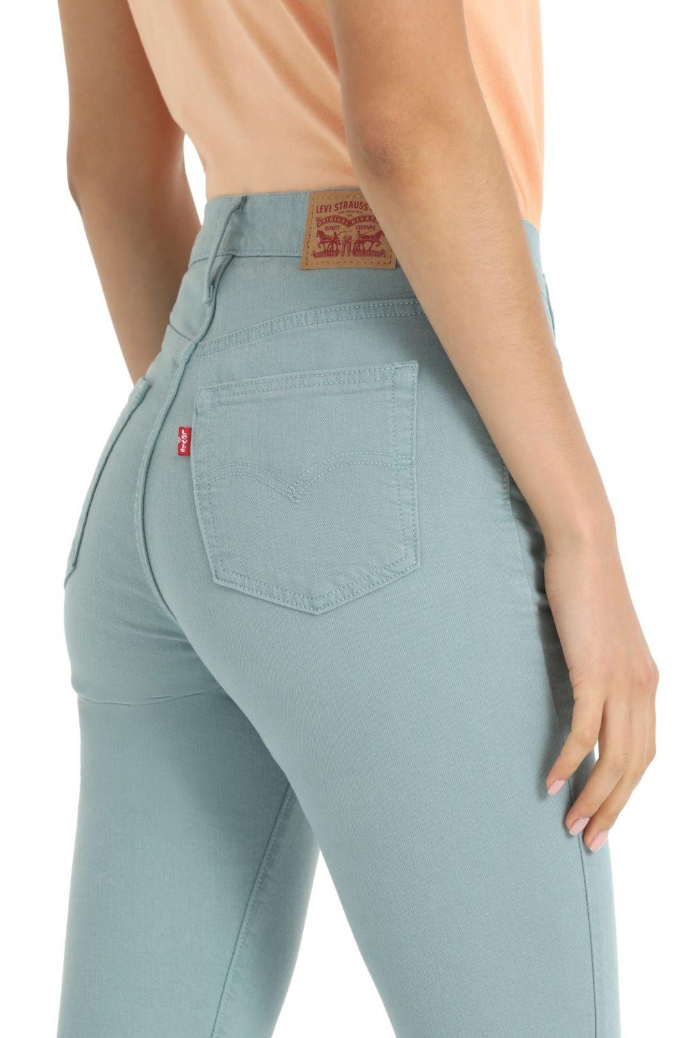 Jeans Mujer 720 HighRise Super Skinny Verde Levis 52797-0421-4