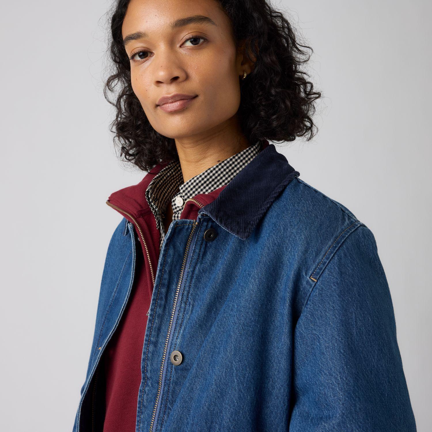 Chaqueta Mujer Bree Cropped Chore Azul Levis 006S6-0000-3
