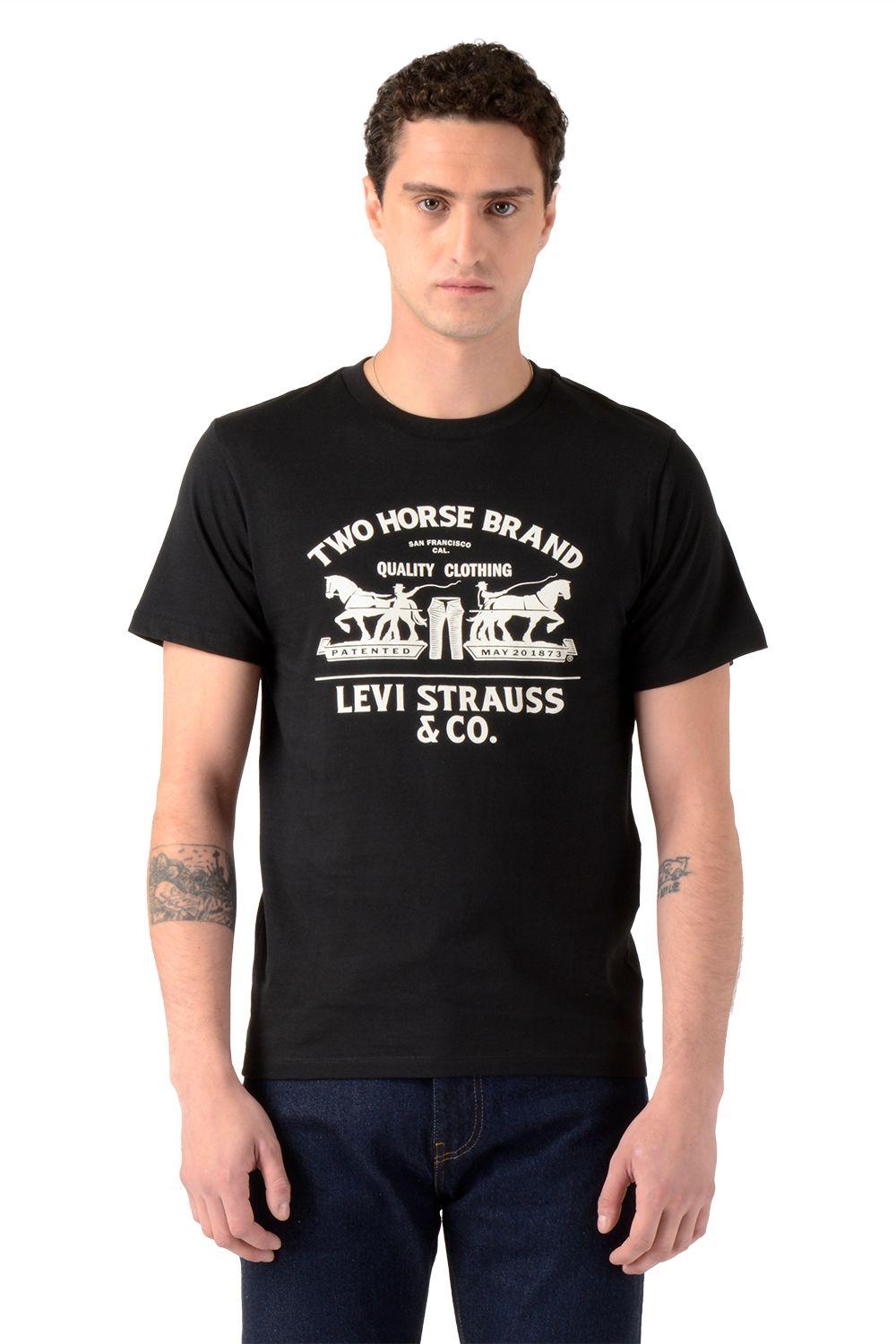 Polera Hombre Graphic Crewneck Tee Negro Levis 22491-1914-0