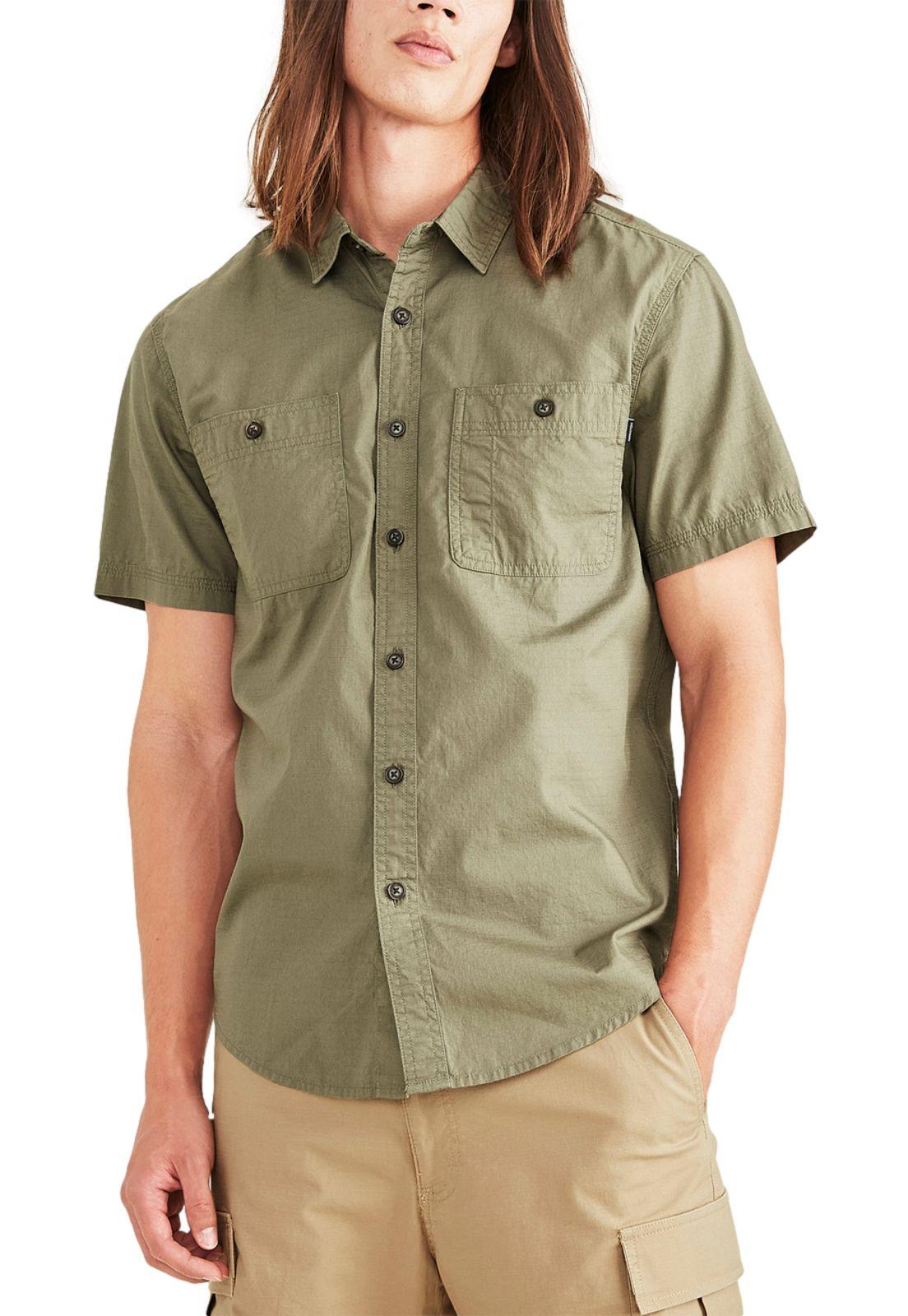Camisa Hombre Utility Regular Fit Verde A1731-0003-2