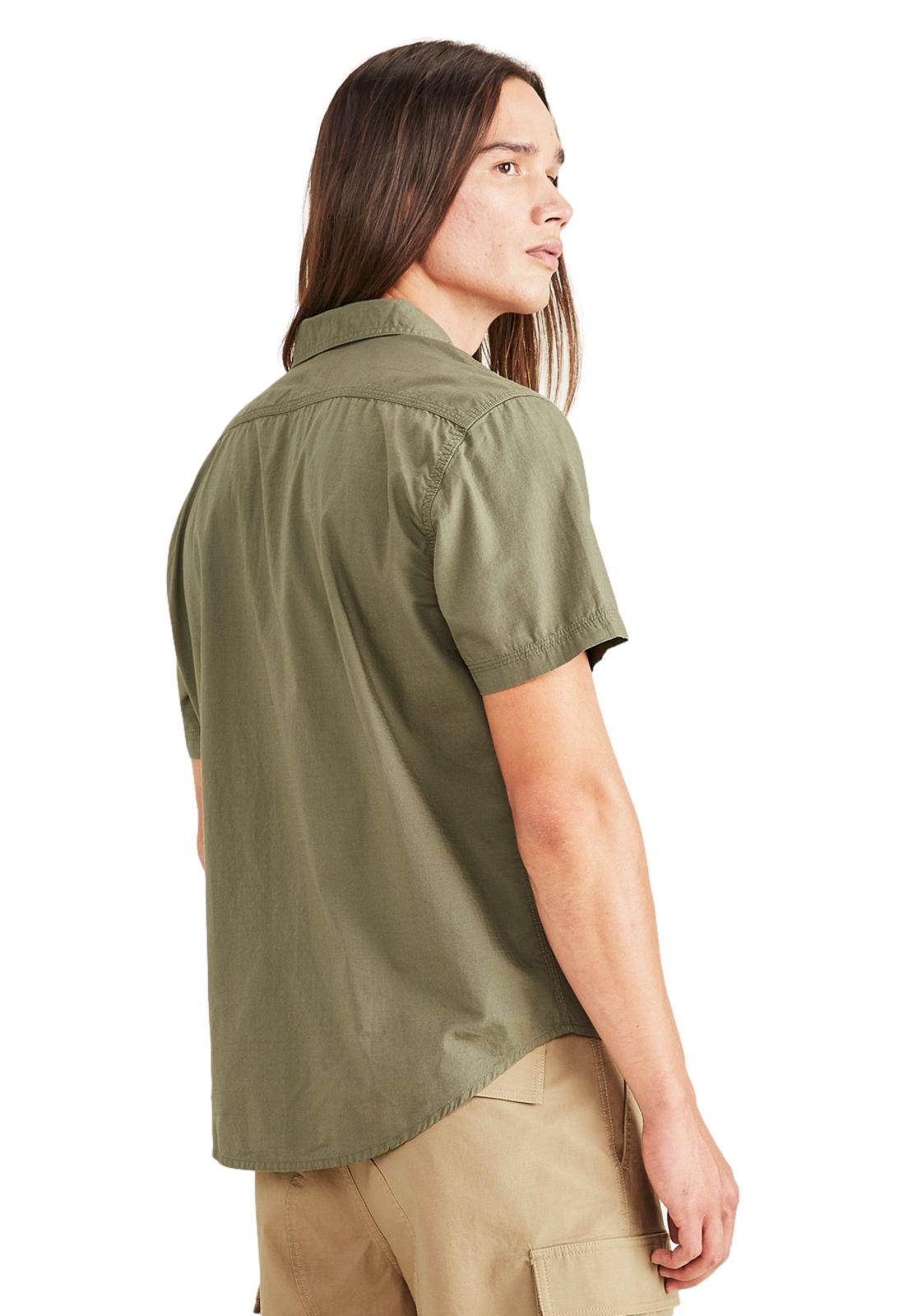 Camisa Hombre Utility Regular Fit Verde A1731-0003-3