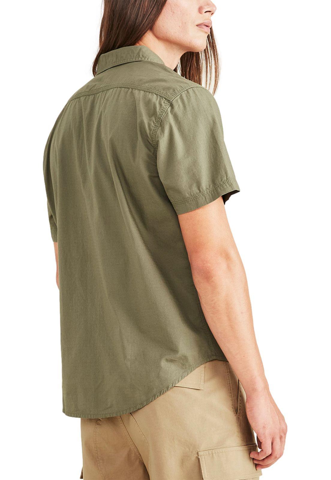Camisa Hombre Utility Regular Fit Verde A1731-0003-4
