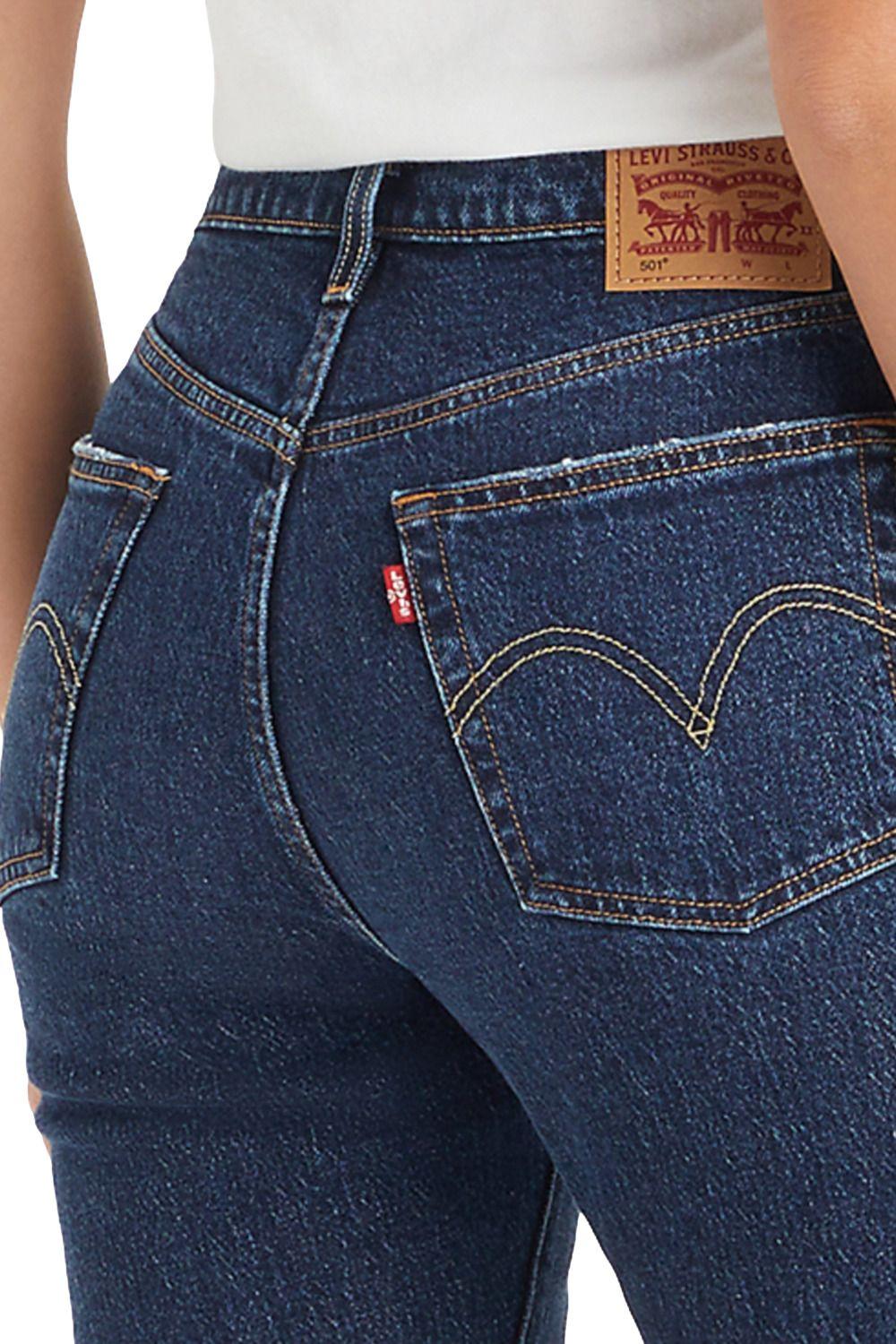 Jeans Mujer 501 Original Fit Azul Levis 12501-0526-3