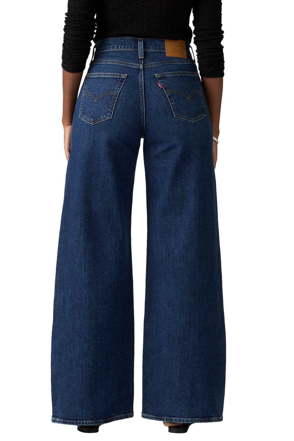 Jeans Mujer 728 Wide Leg Azul Levis 0039B-0004-2