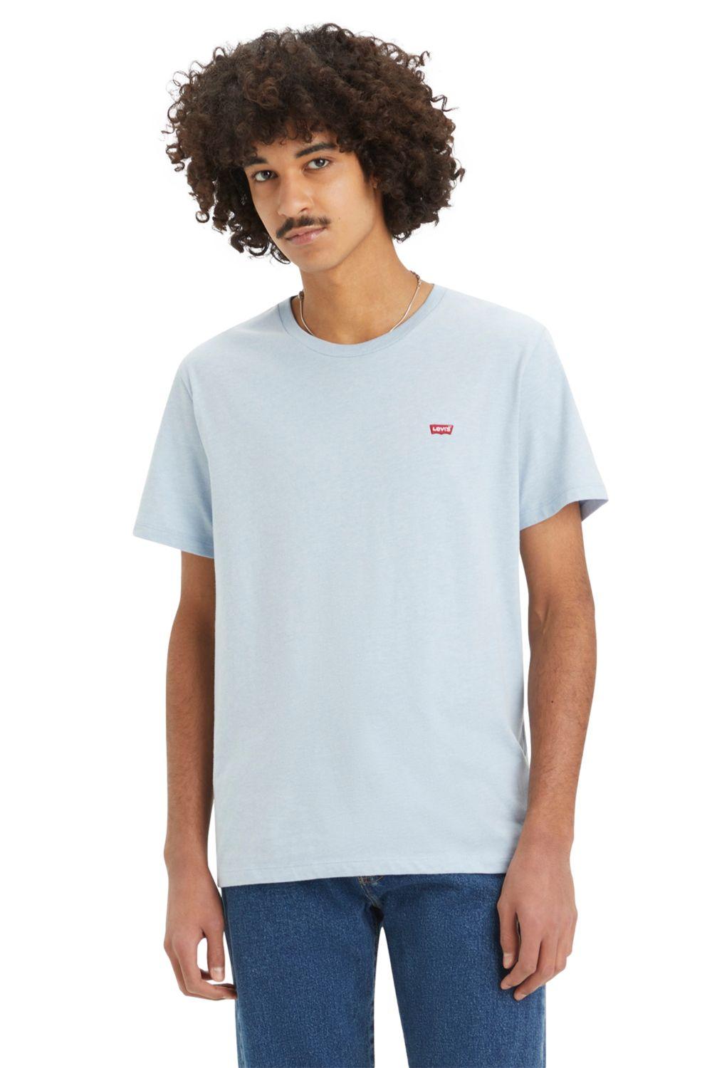 Polera Hombre Ss Original Hm Tee Celeste Levis 56605-0233-0