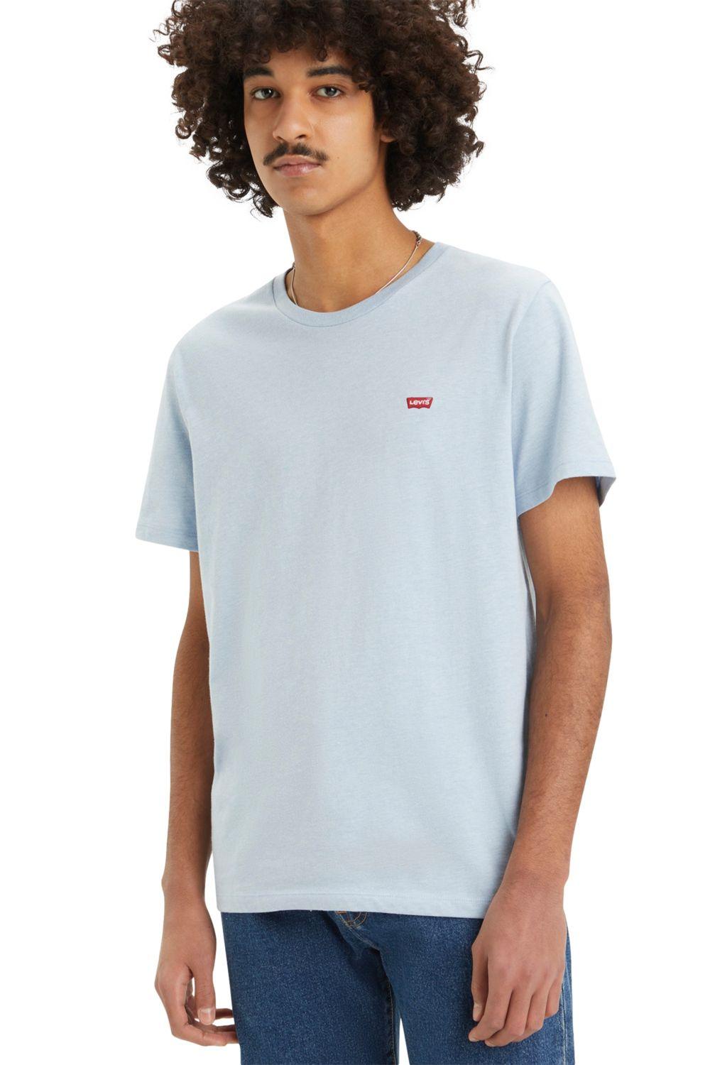 Polera Hombre Ss Original Hm Tee Celeste Levis 56605-0233-2