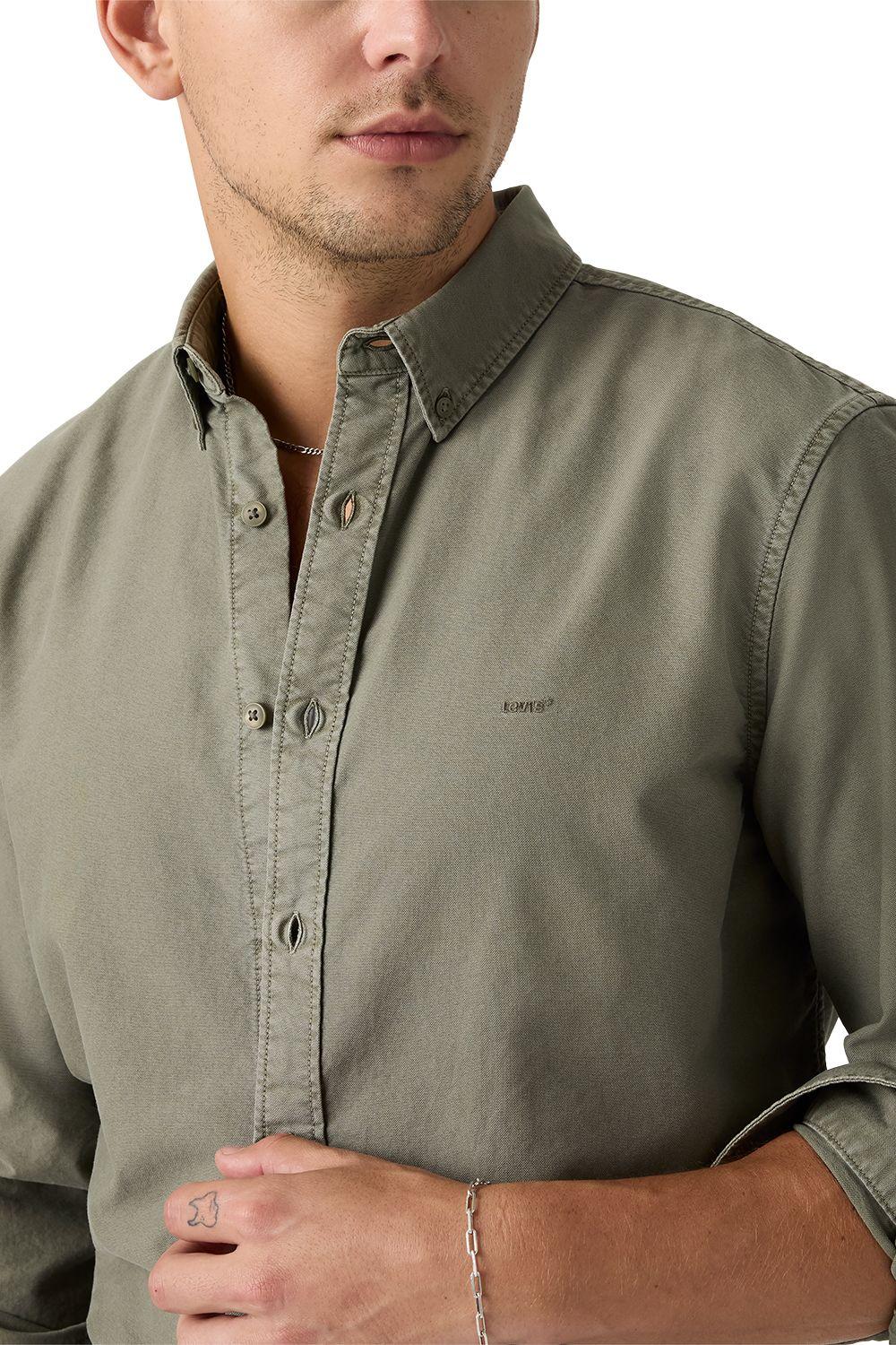 Camisa Hombre Authentic Button Down Verde Levis A7210-0053-3