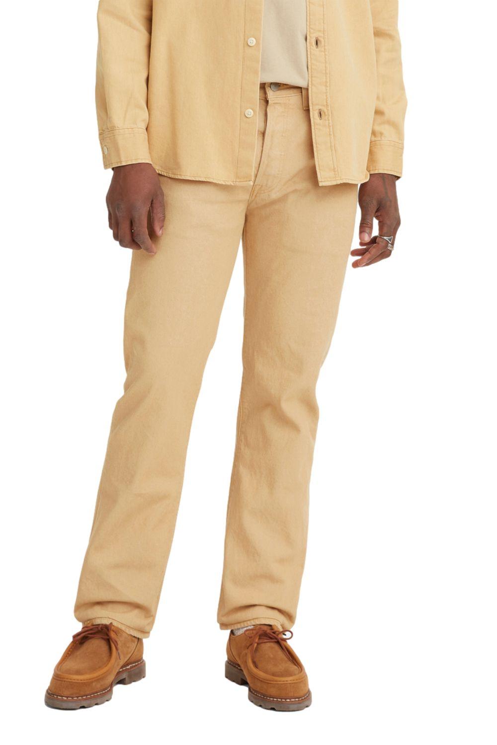 Jeans Hombre 501 Original Fit Beige Levis 00501-3352-0