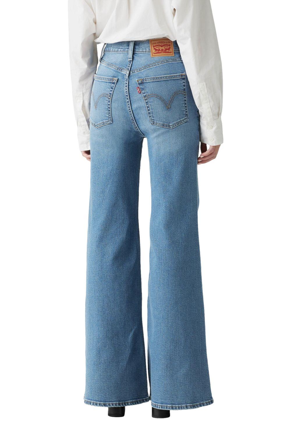 Jeans Mujer Ribcage Bells Celeste Levis A7503-0014-2