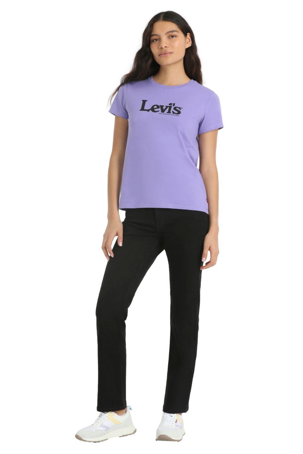 Jeans Mujer 314 Shaping Straight Negro Levis 19631-0220-3