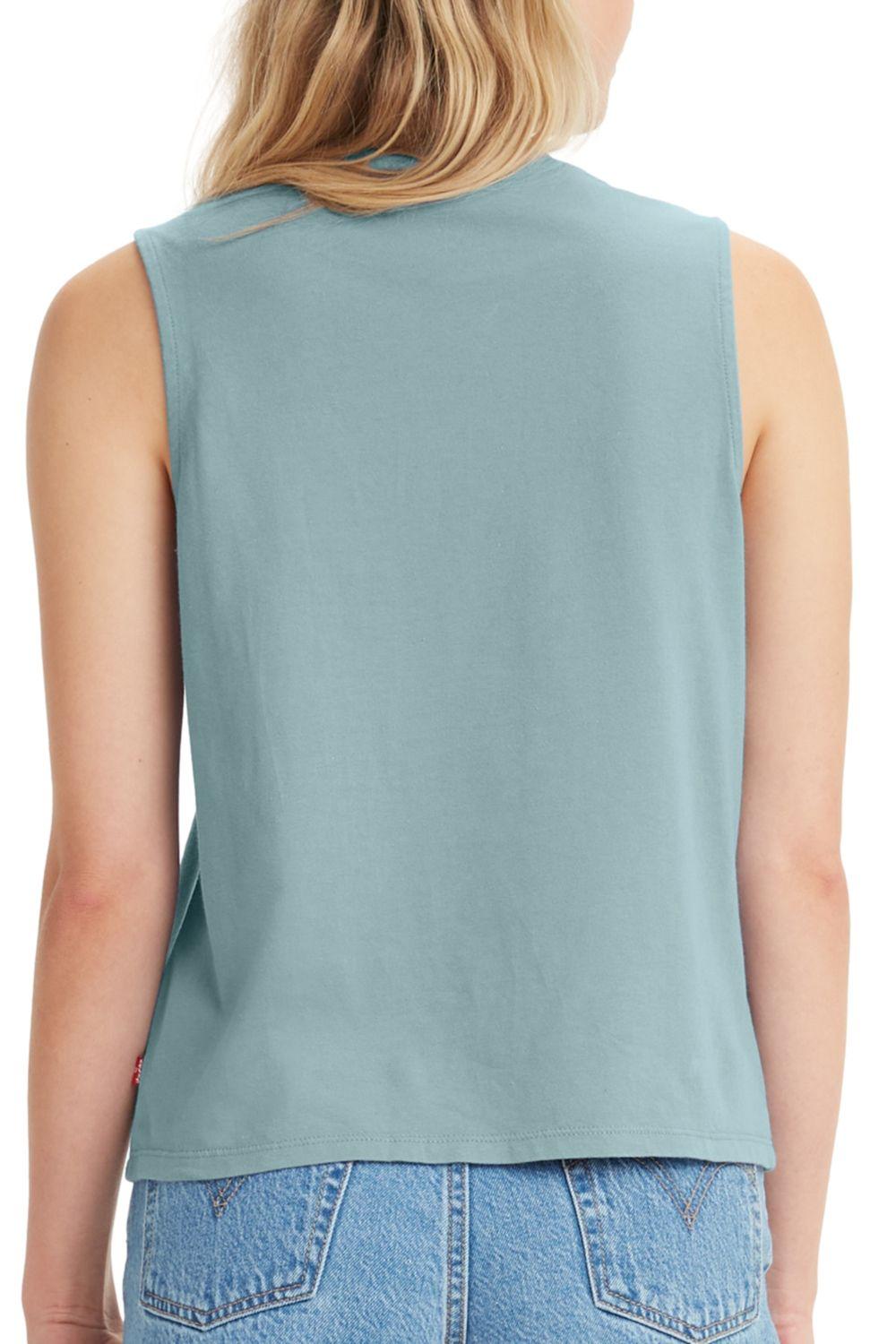 Polera Mujer Sin Mangas Celeste Levis 18184-0029-3