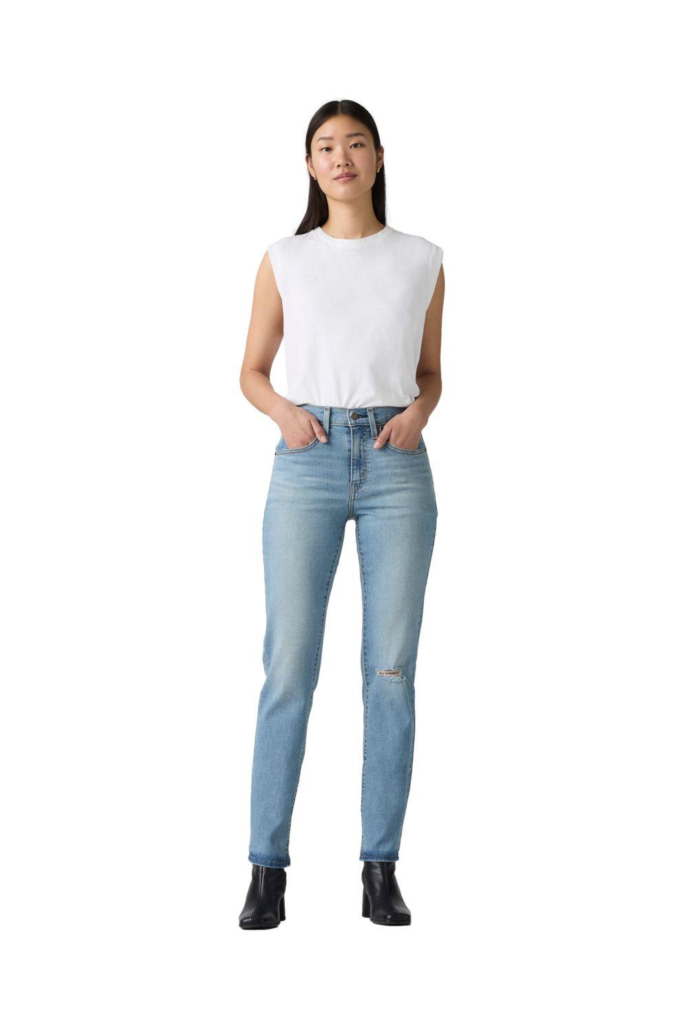 Jeans Mujer 724 High Rise Straight Celeste Levis 18883-0399-3