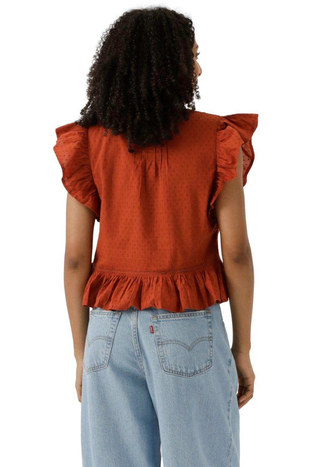 Blusa Mujer Aniston Blouse Naranjo Levis 001SH-0004-2
