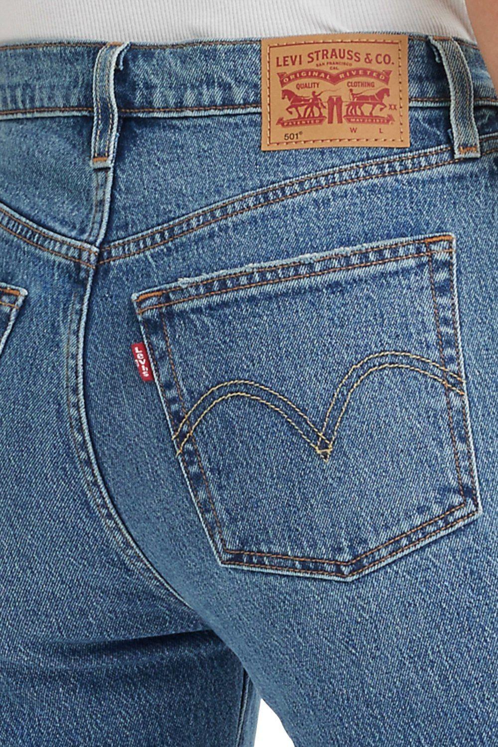 Jeans Mujer 501 Crop Azul Levis 36200-0324-3