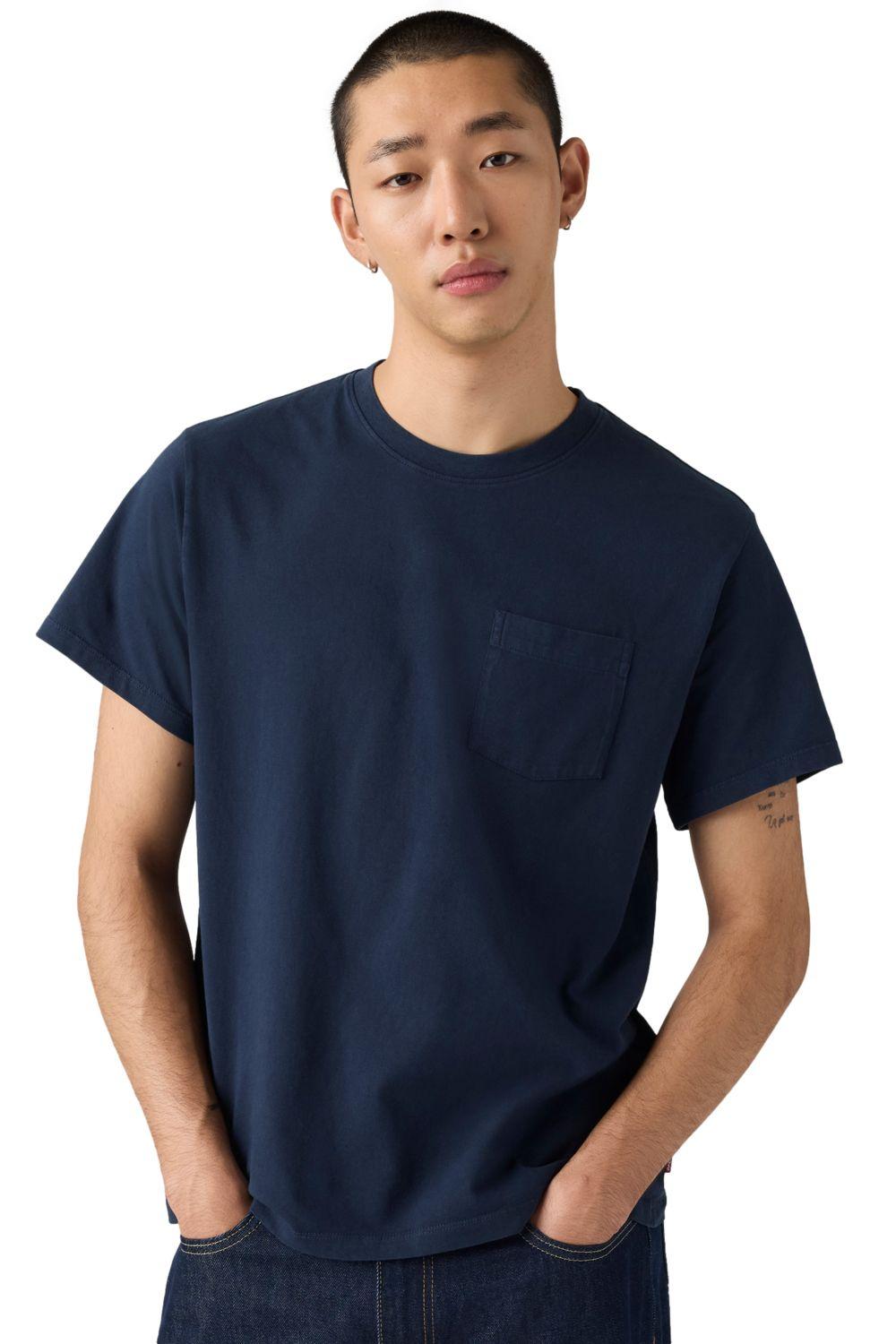 Polera Hombre Softee Azul Levis 005H0-0040-2