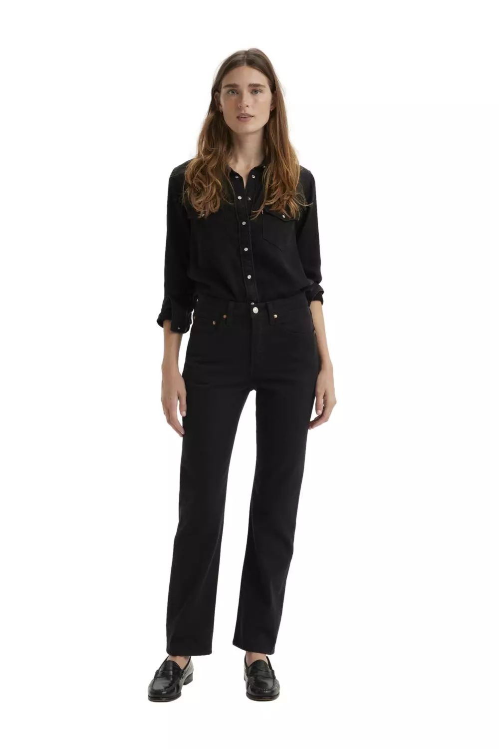 Jeans Mujer 501 Negro Levis 12501-0548-3