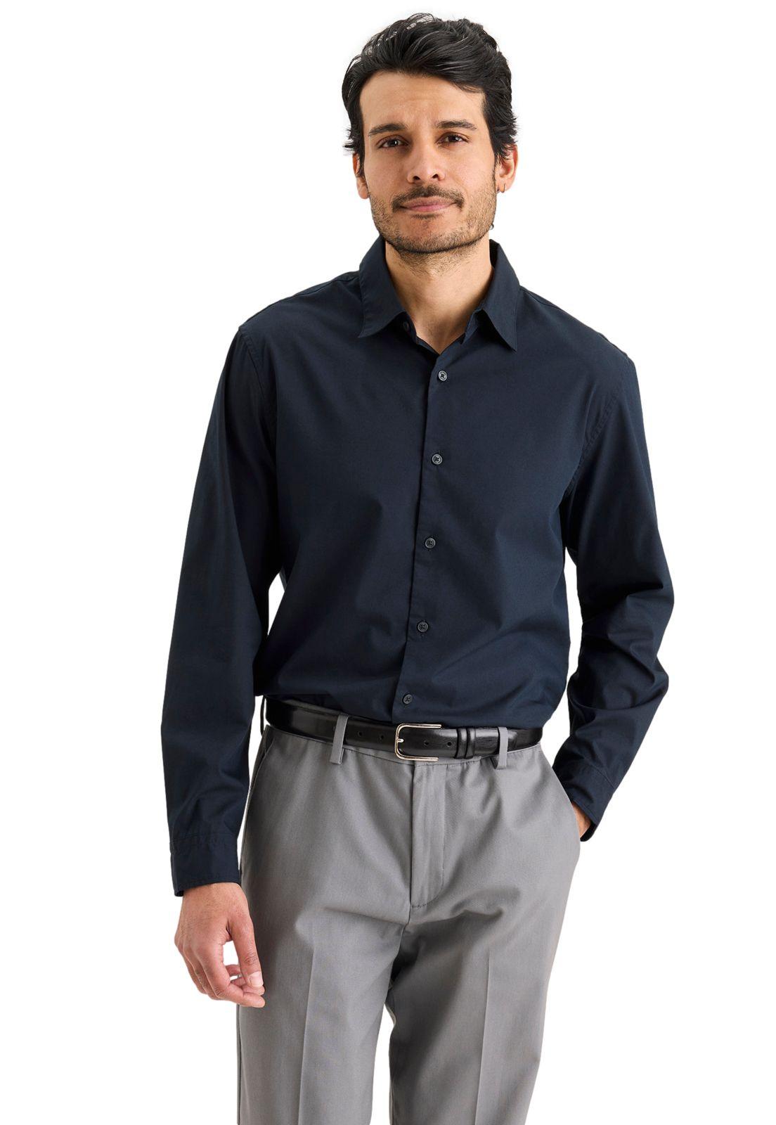 Camisa Hombre Workday Classic Fit Negra-0