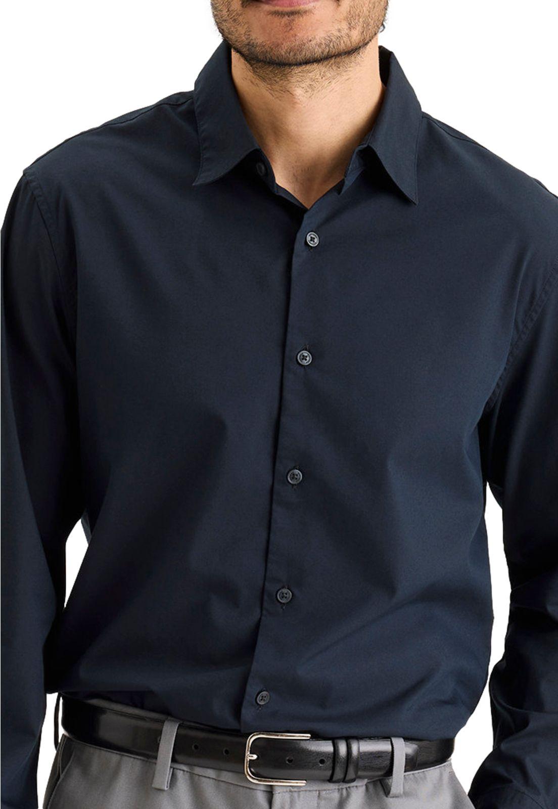 Camisa Hombre Workday Classic Fit Negra-1