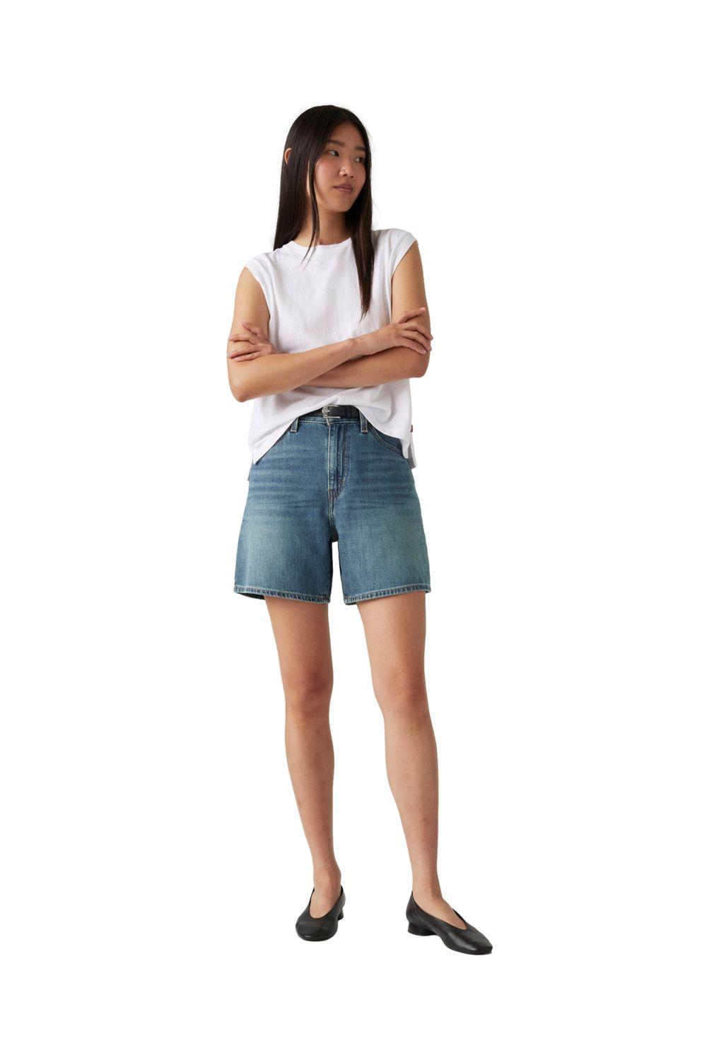 Shorts Mujer High Baggy Short Azul Levis A9311-0017-3