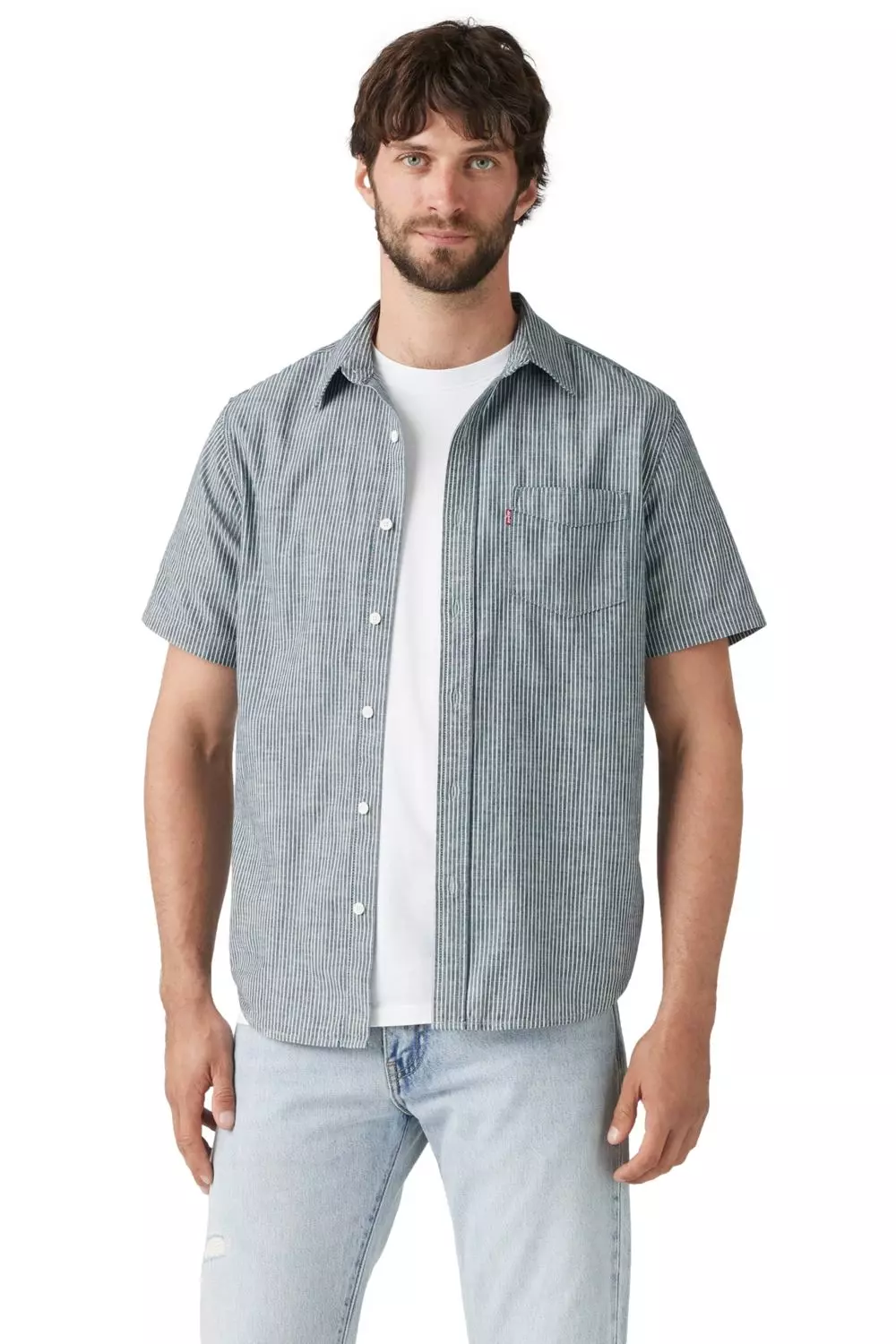 Camisa Hombre Classic Standard Azul Levis 86627-0272-0