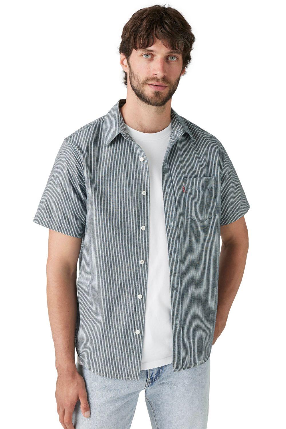 Camisa Hombre Classic Standard Azul Levis 86627-0272-2