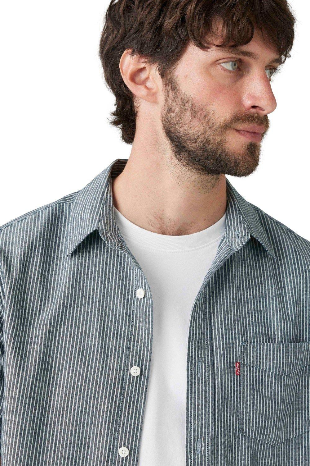 Camisa Hombre Classic Standard Azul Levis 86627-0272-3