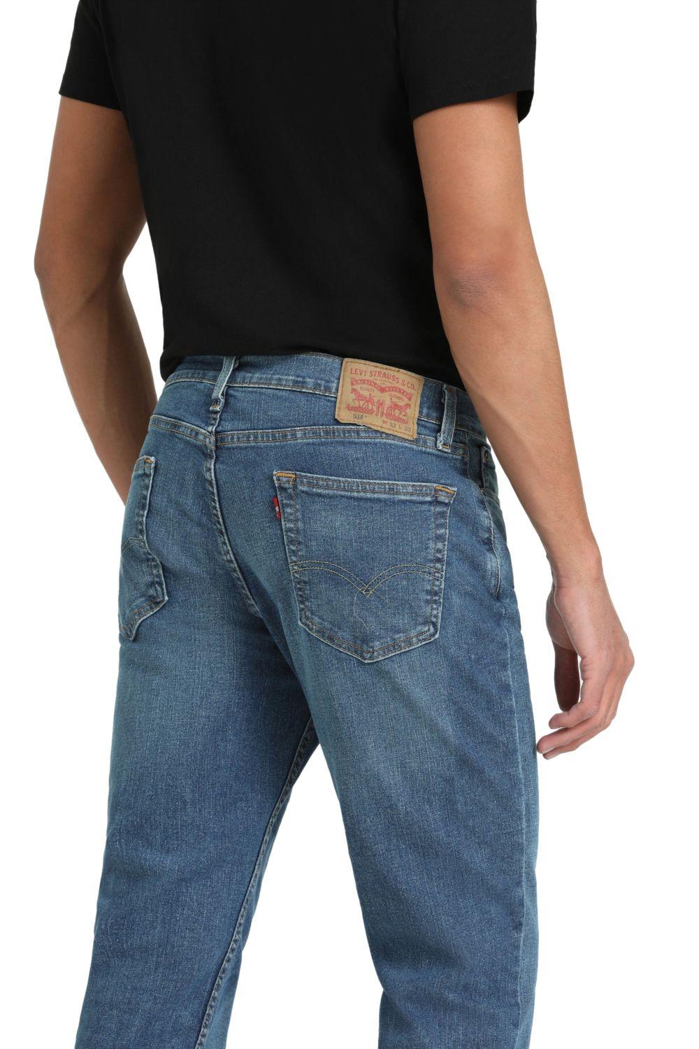 Jeans Hombre 514 Straight Azul Levis 00514-1721-3