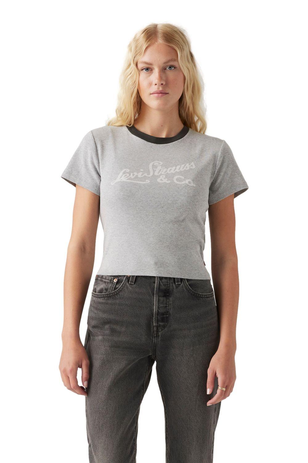 Polera Mujer Sporty Tee Gris Levis A8798-0021-0