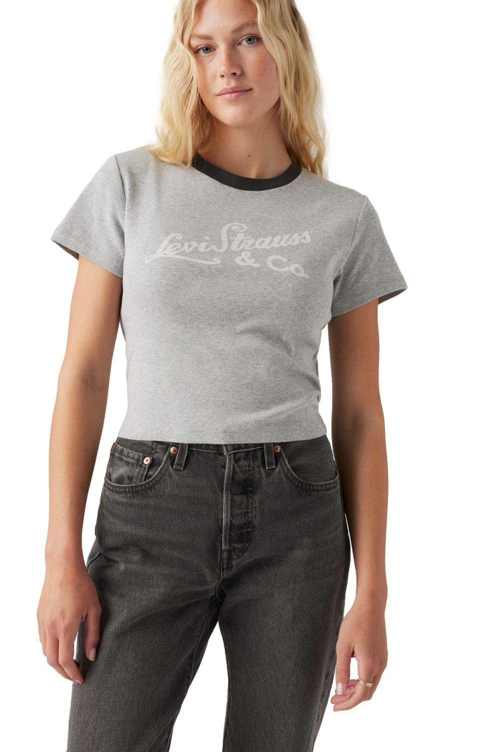 Polera Mujer Sporty Tee Gris Levis A8798-0021-2