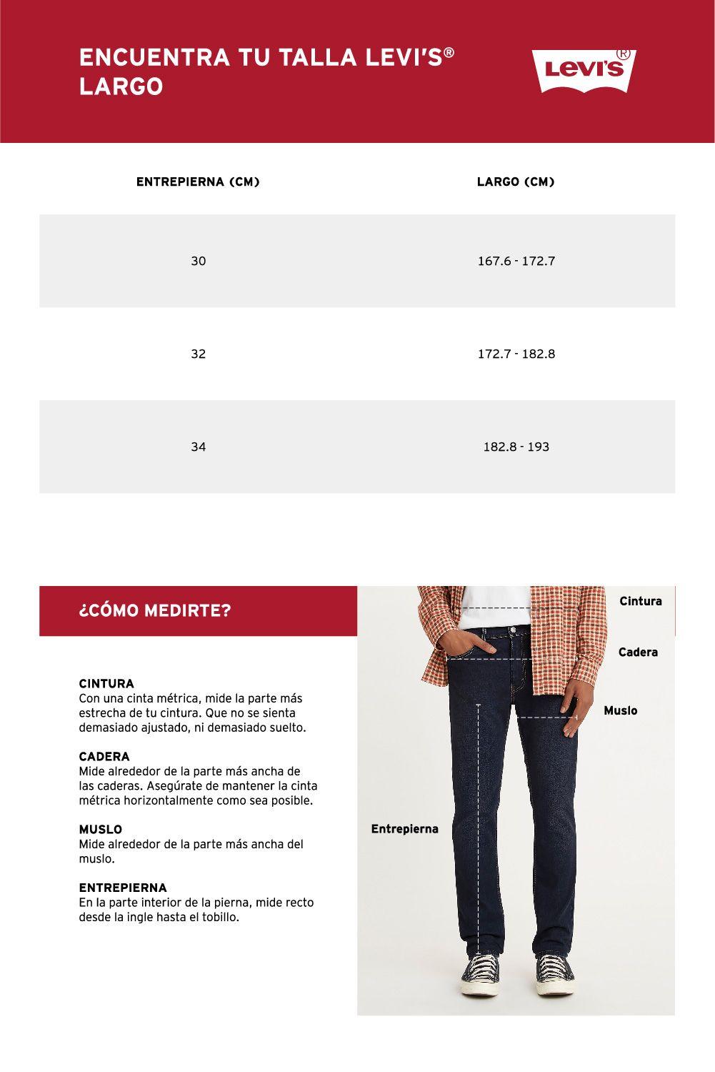 Jeans Hombre 511 Slim Azul Levis 04511-3572-4