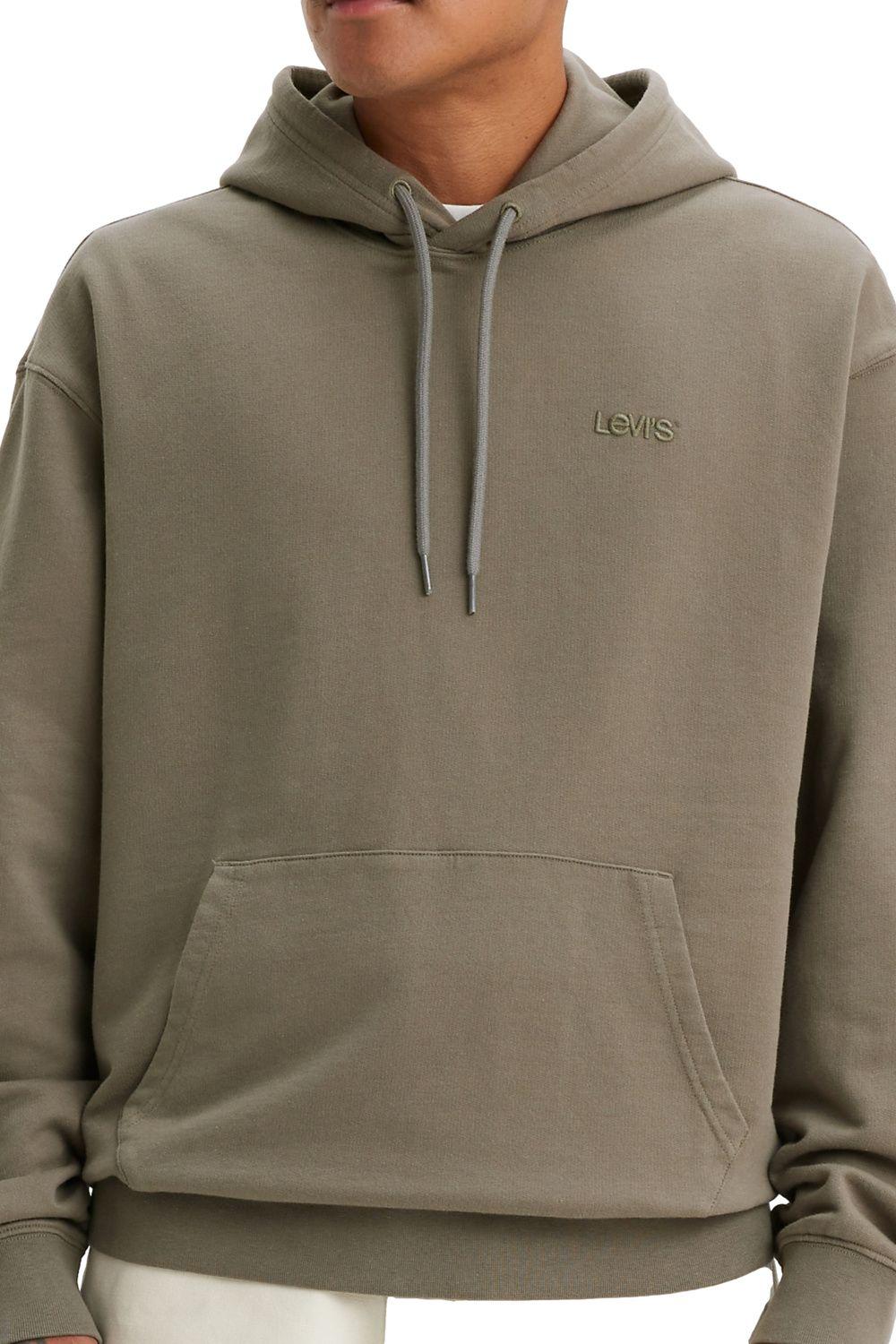 Polerón Hombre Relaxed Fit Capucha Verde Levis A2635-0049-2