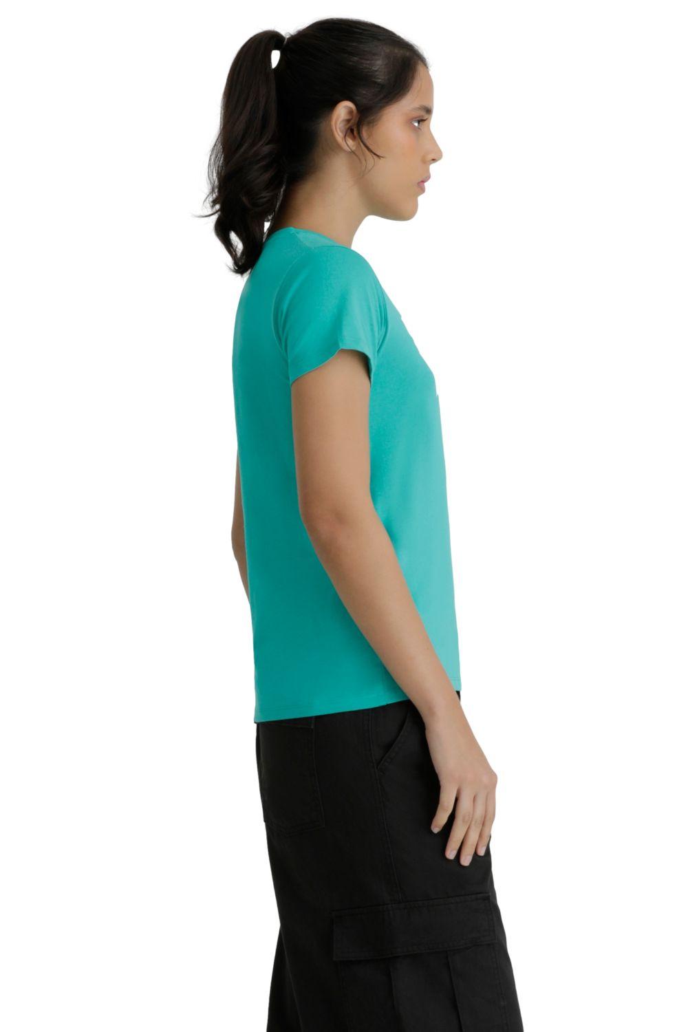 Polera Mujer Regular Fit Verde Levis 17369-2957-2