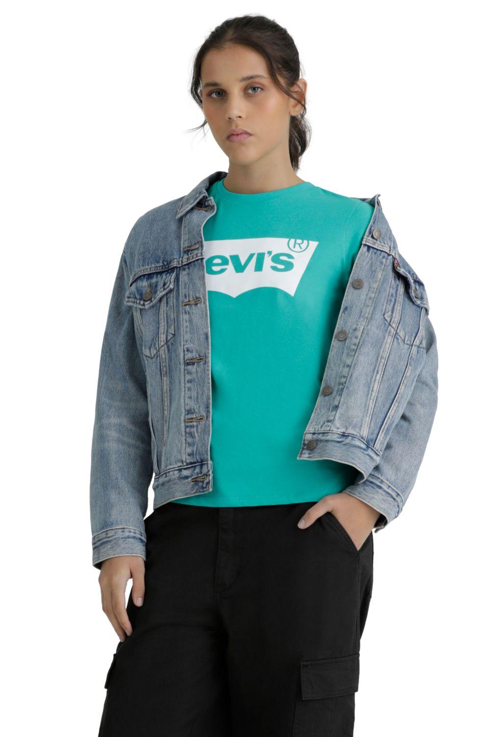 Polera Mujer Regular Fit Verde Levis 17369-2957-5