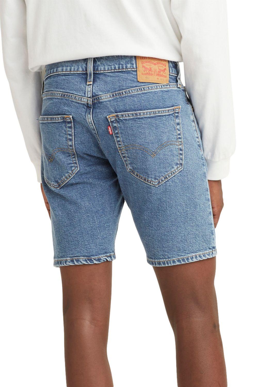 Shorts Hombre 412 Slim Fit Azul Medio Levis 39387-0055-3