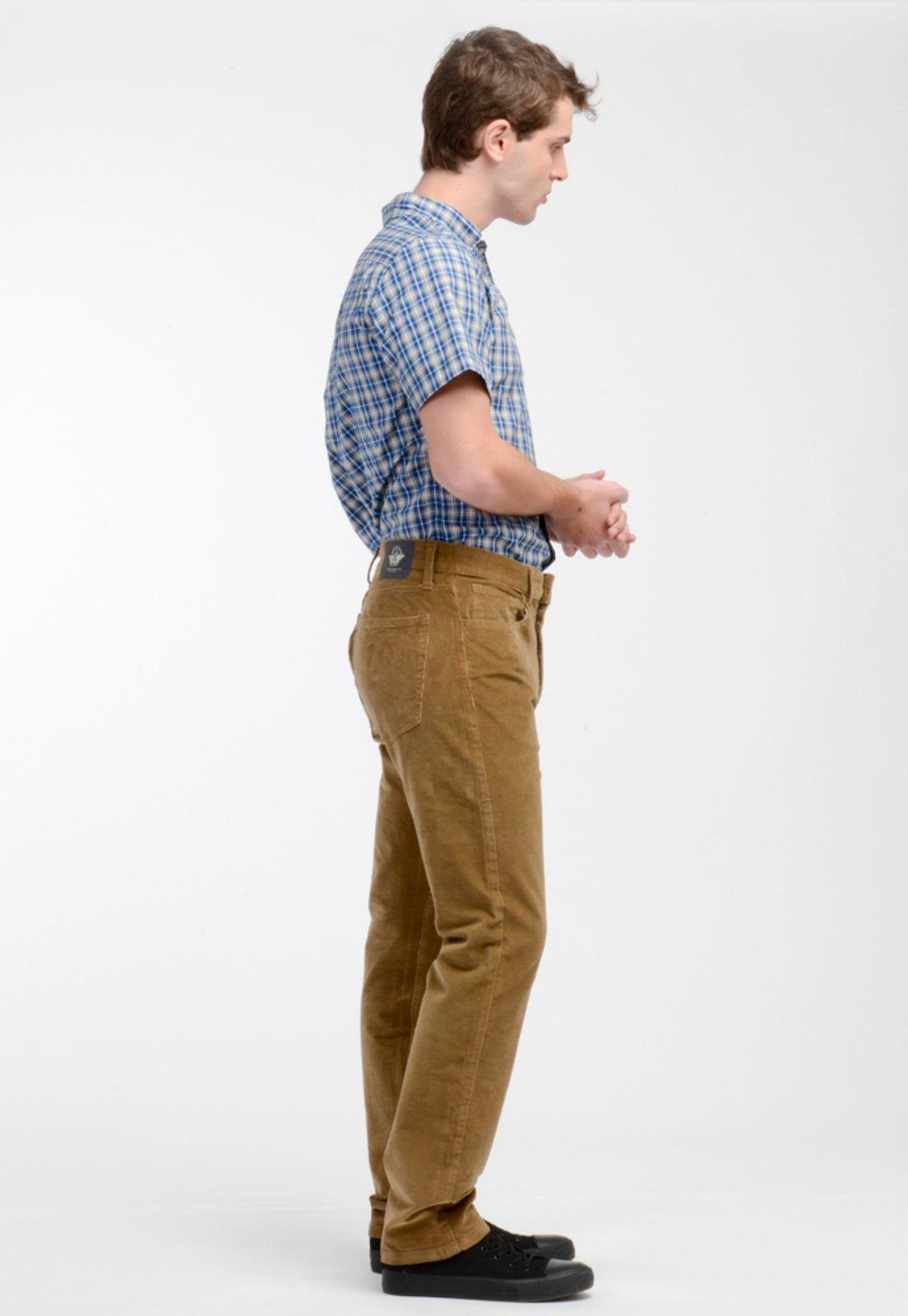 Pantalón Ultimate Jean Cut Corduroy Slim Fit Café 56791-0051-2
