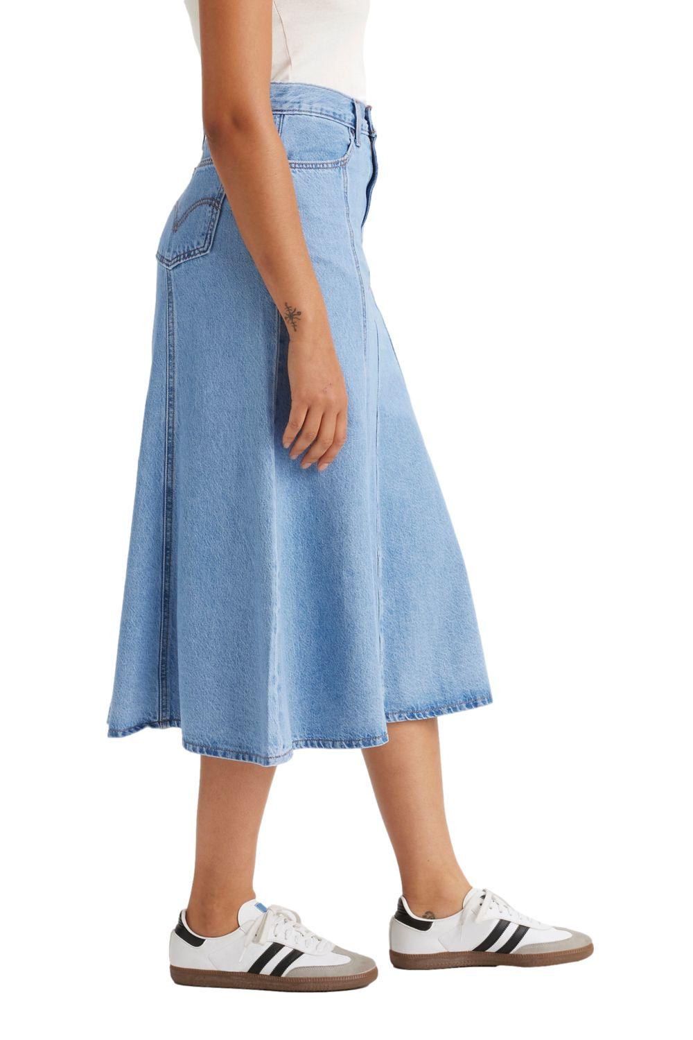 Falda Mujer Fit and Flare Azul Levis A8730-0001-1