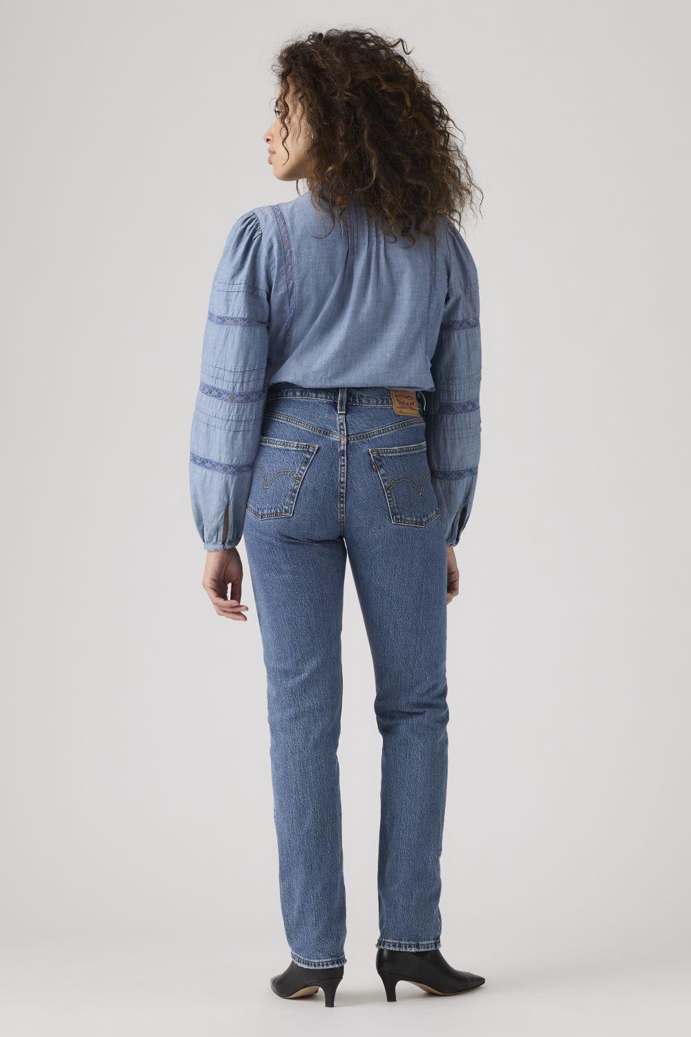 Jeans Mujer 501 Azul Original Fit Levis 12501-0396-4