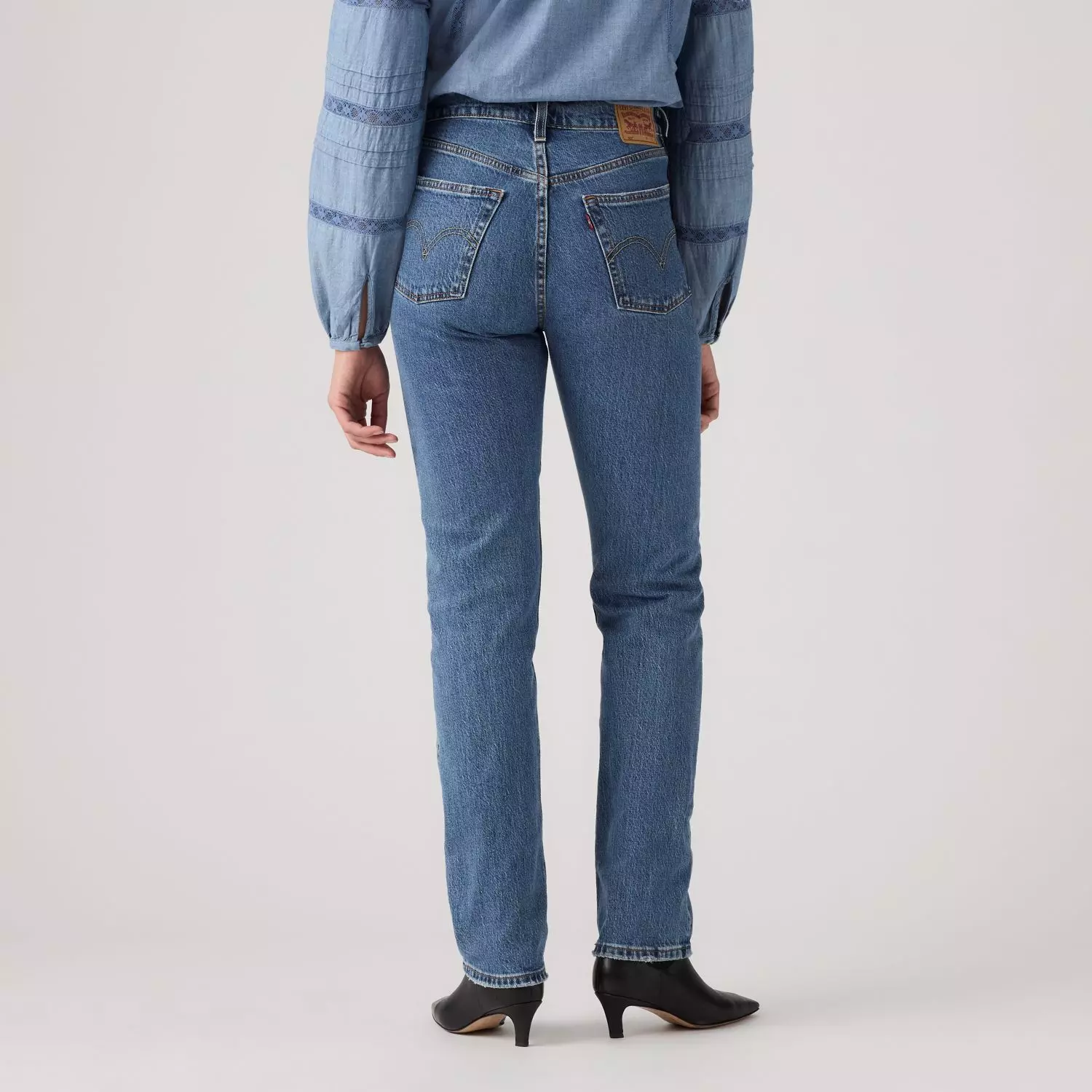 Jeans Mujer 501 Original Fit Azul Levis 12501-0396-2